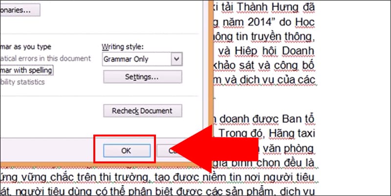 Nhấn OK để hoàn tất quá trình cài đặt