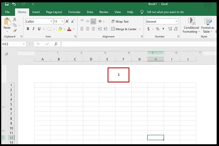 Mẹo đánh số trang trong Excel