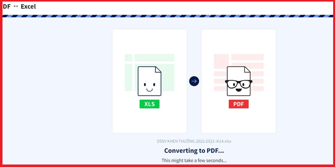 cách chuyển Excel sang PDF
