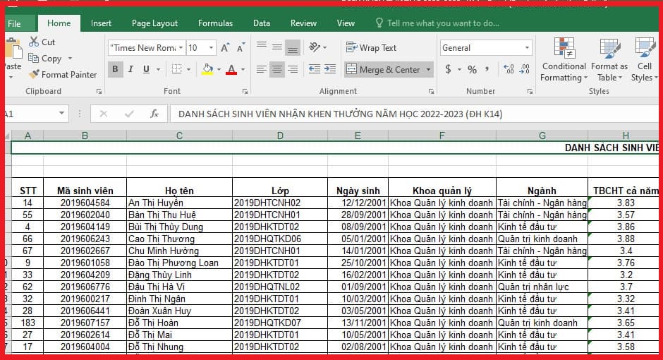 cách chuyển Excel sang PDF