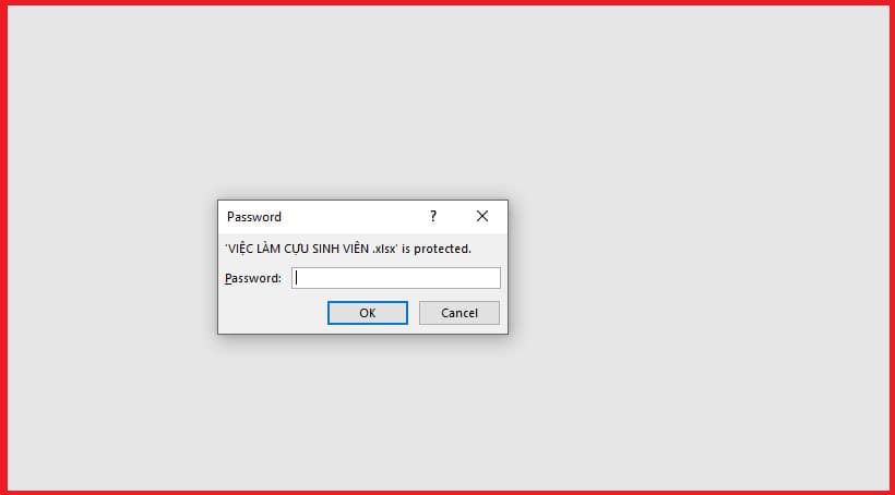 Cách khóa file Excel bằng Protect Workbook