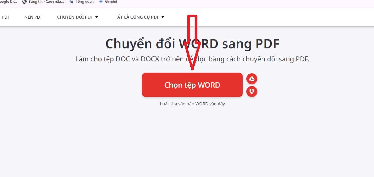 Cách chuyển file word sang PDF với iLovePDF