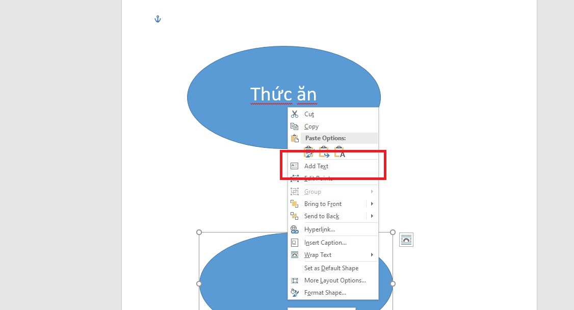 Cách vẽ sơ đồ trong Word với Shape