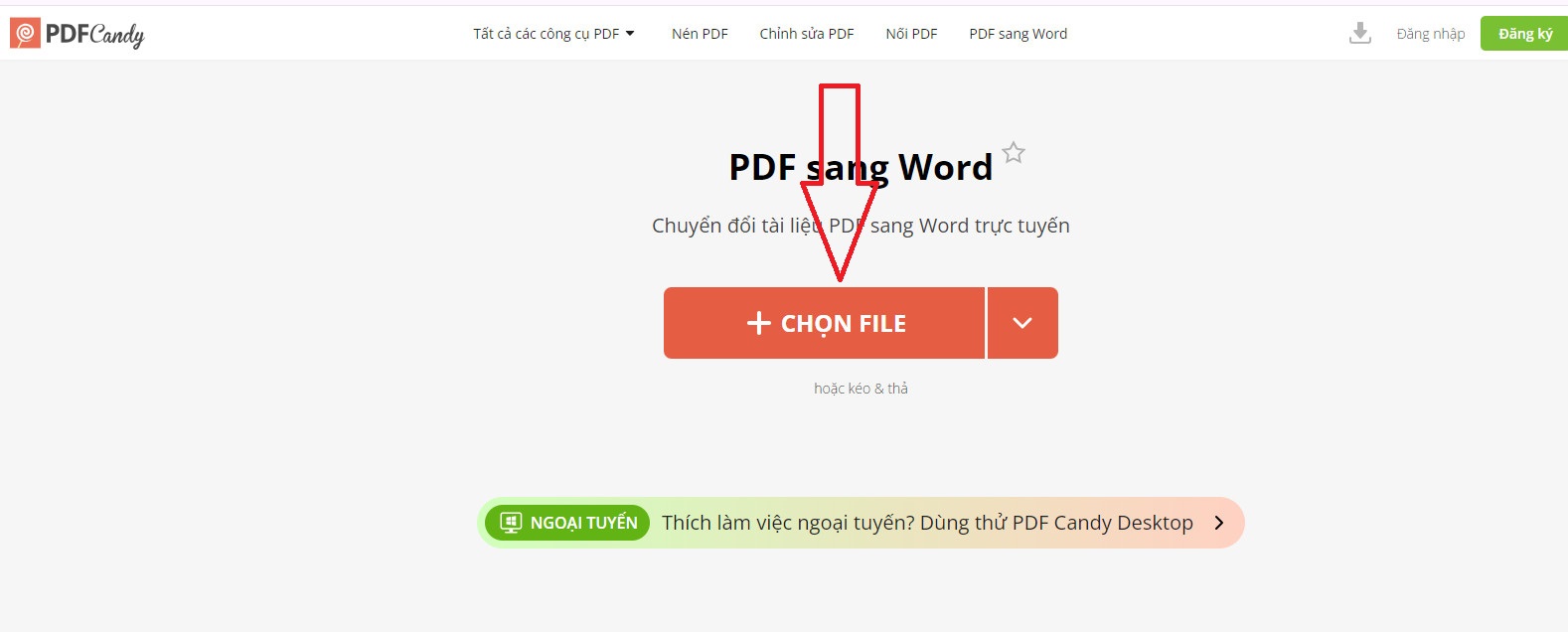 Nhấp vào nút Chọn file