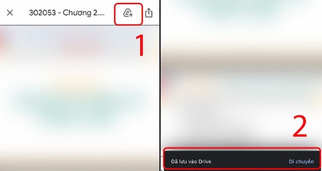 Lưu file vào Google Drive