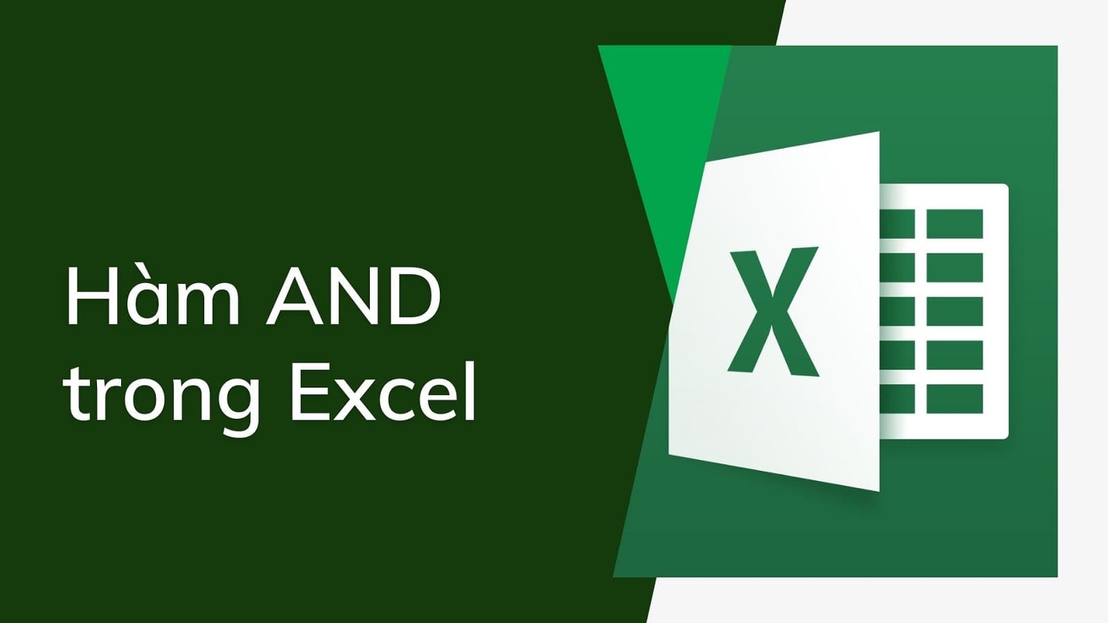 Bí kíp chinh phục mọi dữ liệu với hàm AND trong Excel