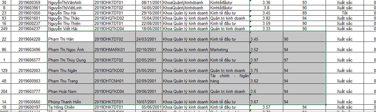 Cách xuống dòng trong Excel Justify 