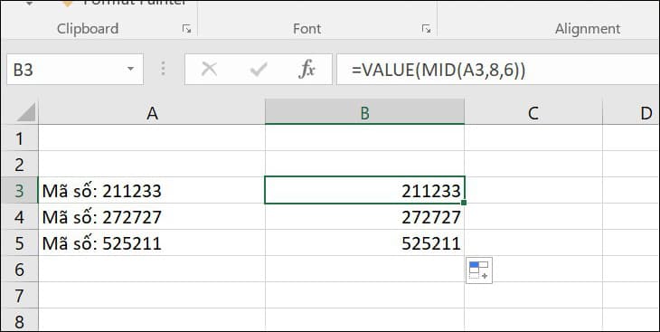 Những lưu ý khi sử dụng hàm MID trong Excel