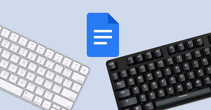 Các phím tắt Google Docs cơ bản 