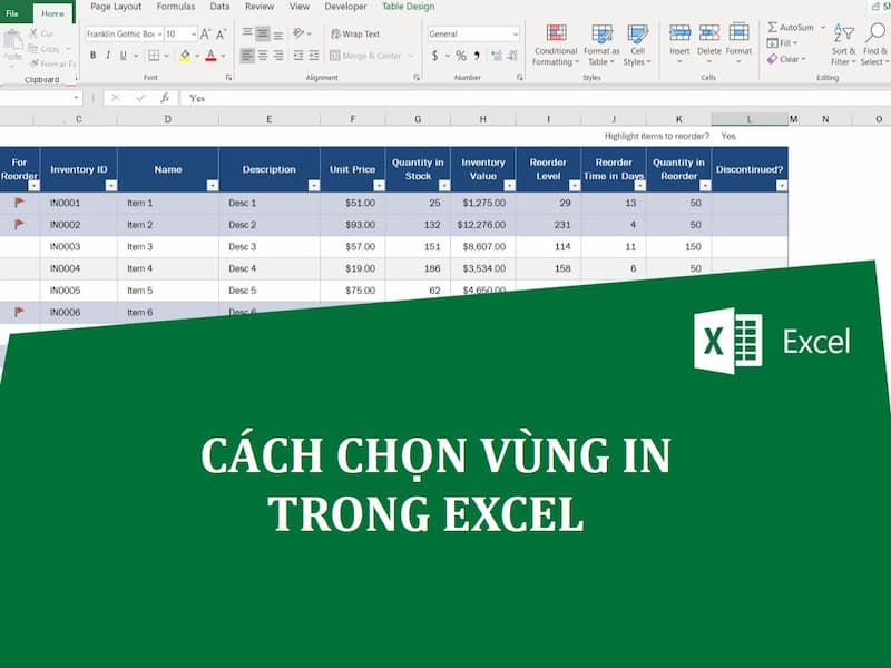 Hướng dẫn chọn vùng in trong Excel đơn giản và nhanh chóng nhất