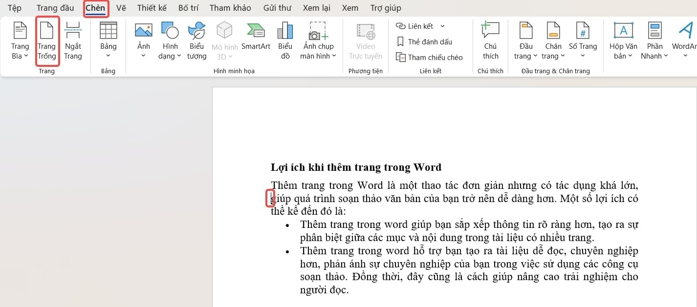 Một số mẹo hữu ích khi ngắt trang trong Word