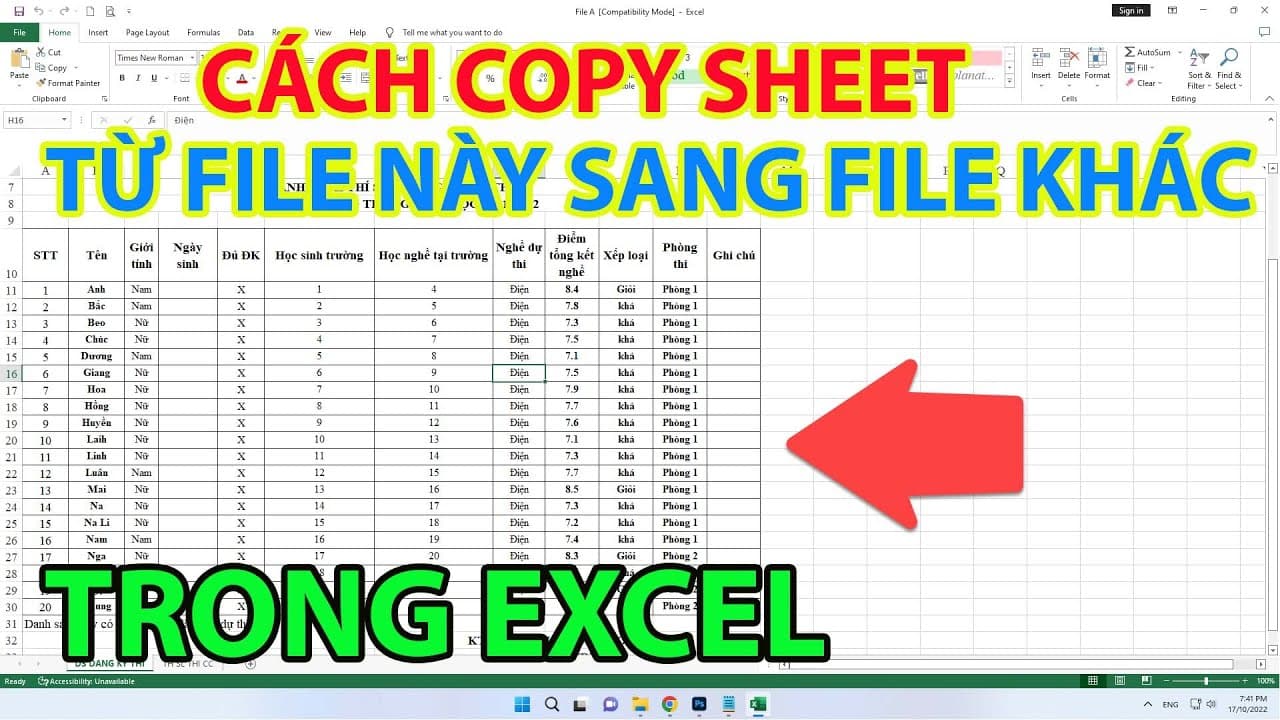 Cách Copy Sheet trong Excel: Hướng Dẫn Chi Tiết Từng Bước