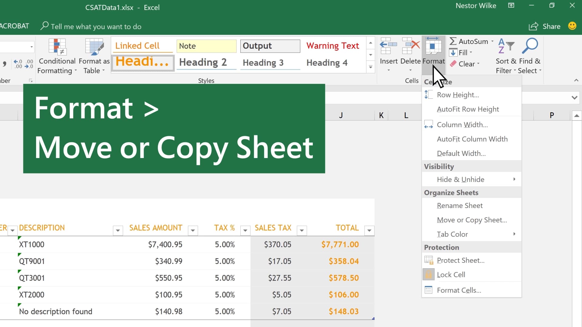 Những lưu ý khi copy sheet trong Excel