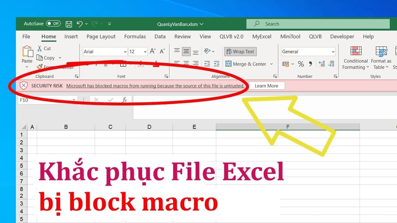 Lỗi Excel Không Cho Phép Chạy Macro: Nguyên Nhân Từ Đâu?