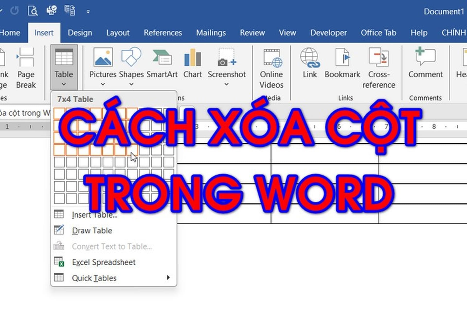 Khám Phá Các Cách Xóa Cột Trong Word Cực Nhanh Và Hiệu Quả Nhất