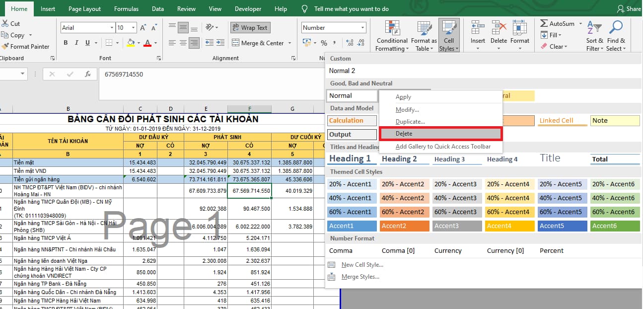 Các cách sửa lỗi Excel bị mất định dạng